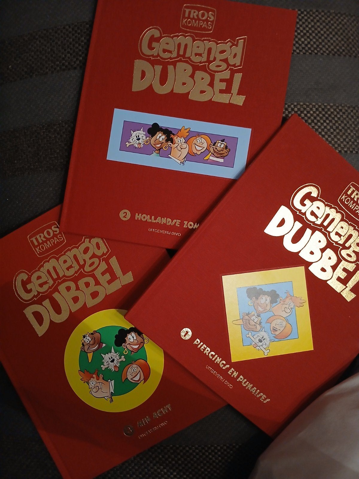 Gemengd Dubbel - 3x Hardcover Serie - Tros Kompas, Boeken, Meerdere stripboeken, Ophalen of Verzenden, Zo goed als nieuw