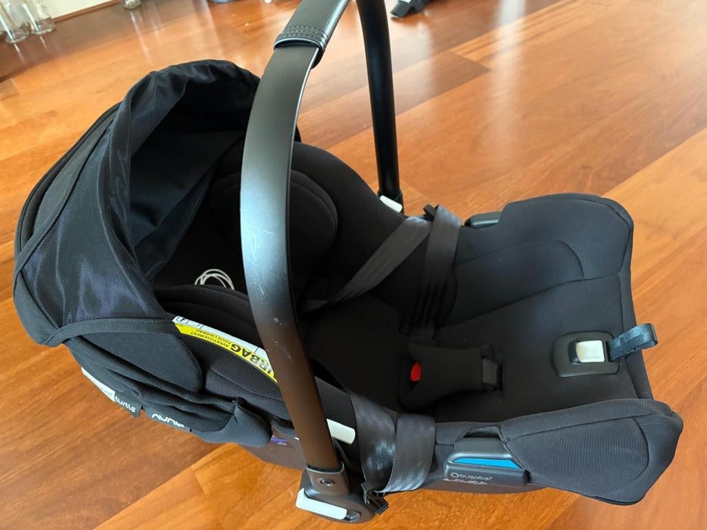 Autostoel Bugaboo Nuna Turtle Air incl. adapters kinderwagen, Zo goed als nieuw, Isofix, 0 t/m 13 kg, Ophalen