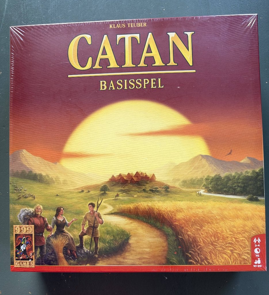 CATAN Basisspel (Nederlandse editie, nieuw in verpakking), Drie of vier spelers, Ophalen of Verzenden, Nieuw, 999 Games