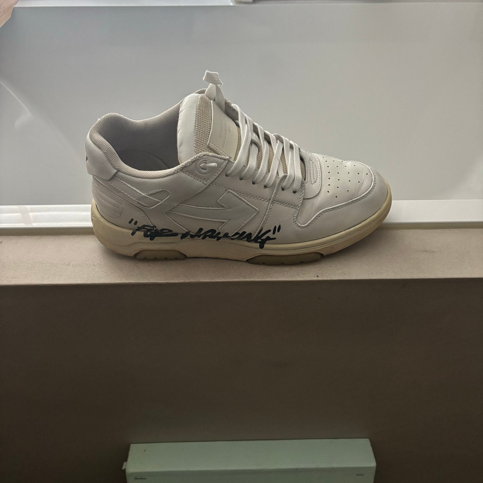 Off-White Out of Office Sneakers Maat 44, Kleding | Heren, Schoenen, Wit, Ophalen of Verzenden, Sneakers of Gympen, Gedragen