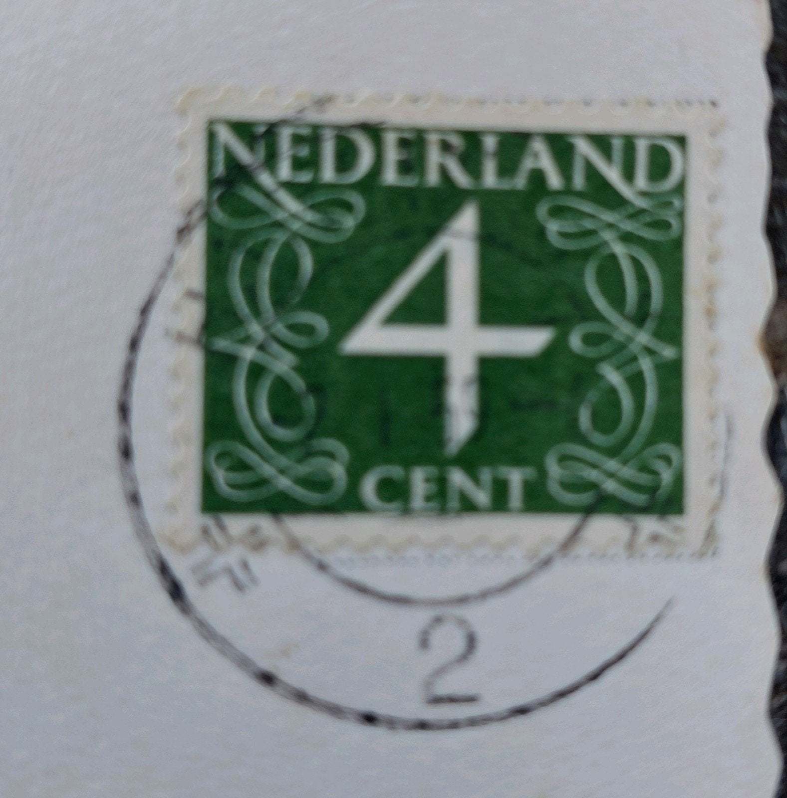 Nederland 4 Cent Postzegel - Groen, Gestempeld, Ophalen of Verzenden, T/m 1940, Gestempeld