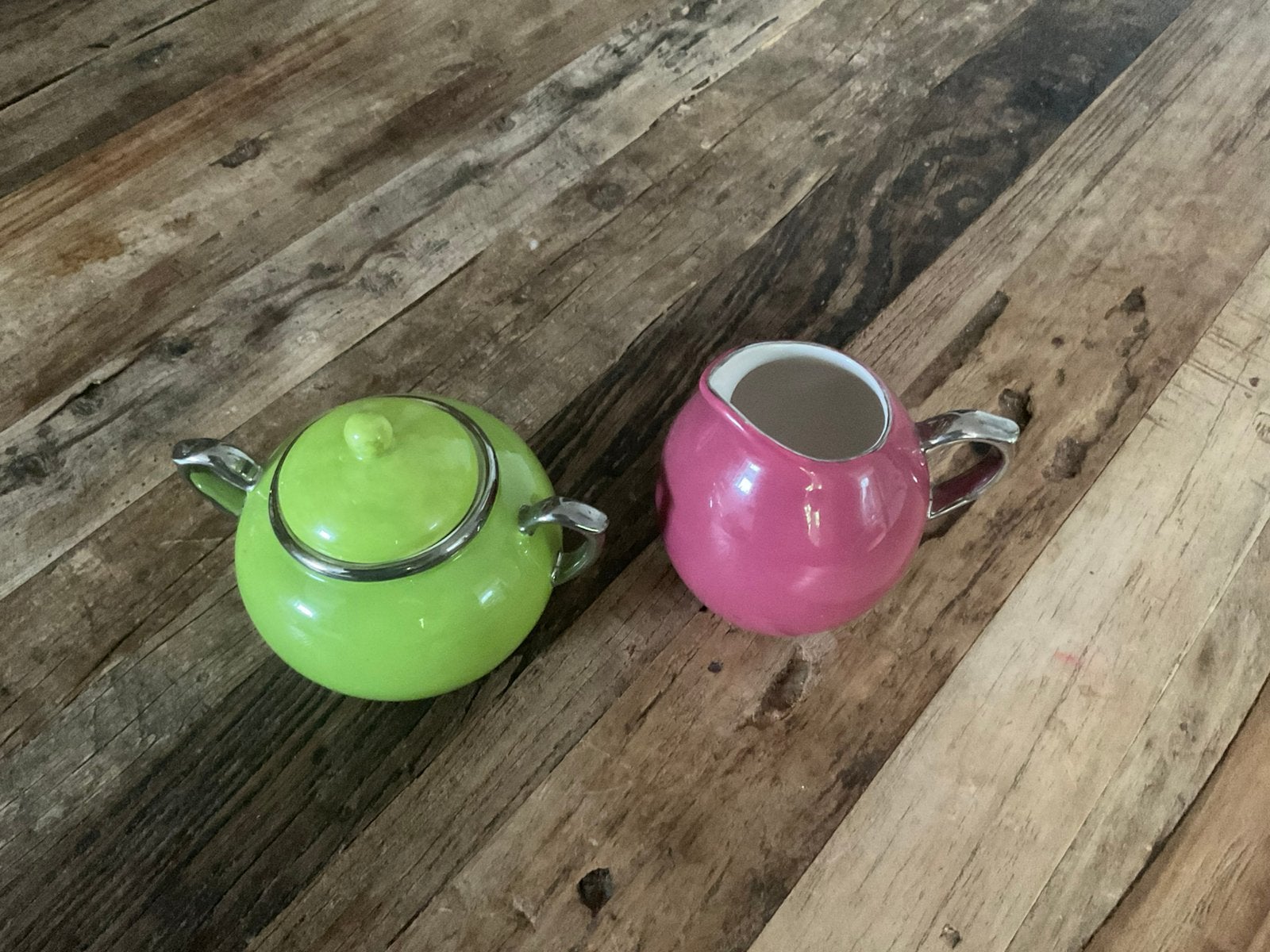 Suikerpotje  melkkannetje, Ophalen of Verzenden, Porselein, Overige stijlen, Overige typen