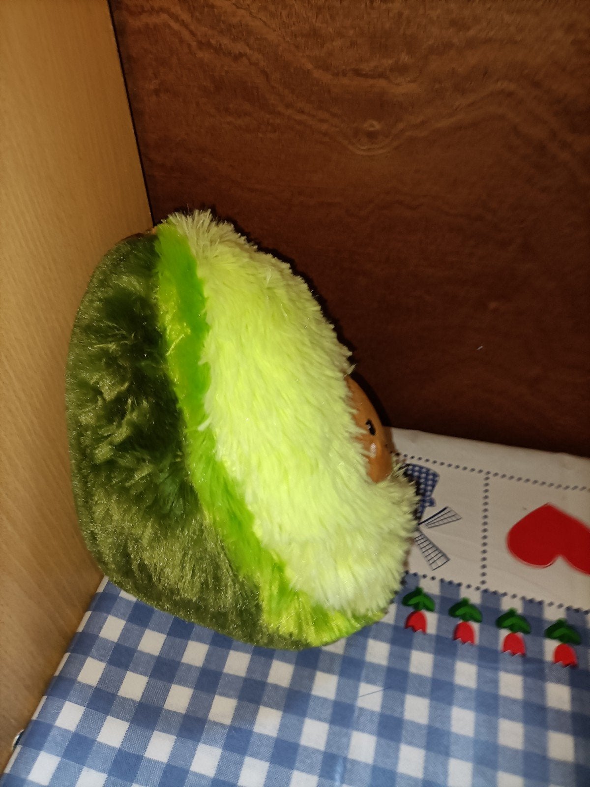 Lieve zachte Avocado  knuffel 20 cm groot, Ophalen of Verzenden, Zo goed als nieuw, Overige typen