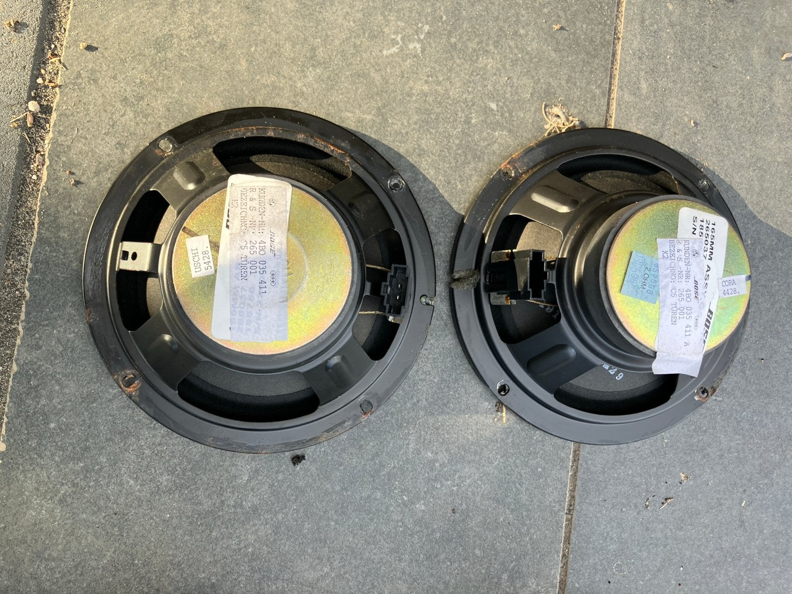 Complete Bose speaker set voor Audi TT MK1 8N, Auto-onderdelen, Ophalen of Verzenden, Gebruikt, Audi