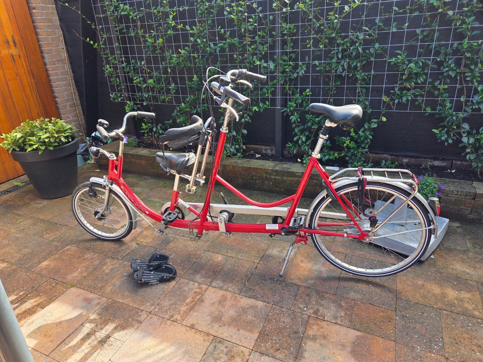 Rode ouder-kindtandem, Ophalen, Minder dan 10 versnellingen, Gebruikt, Minder dan 49 cm