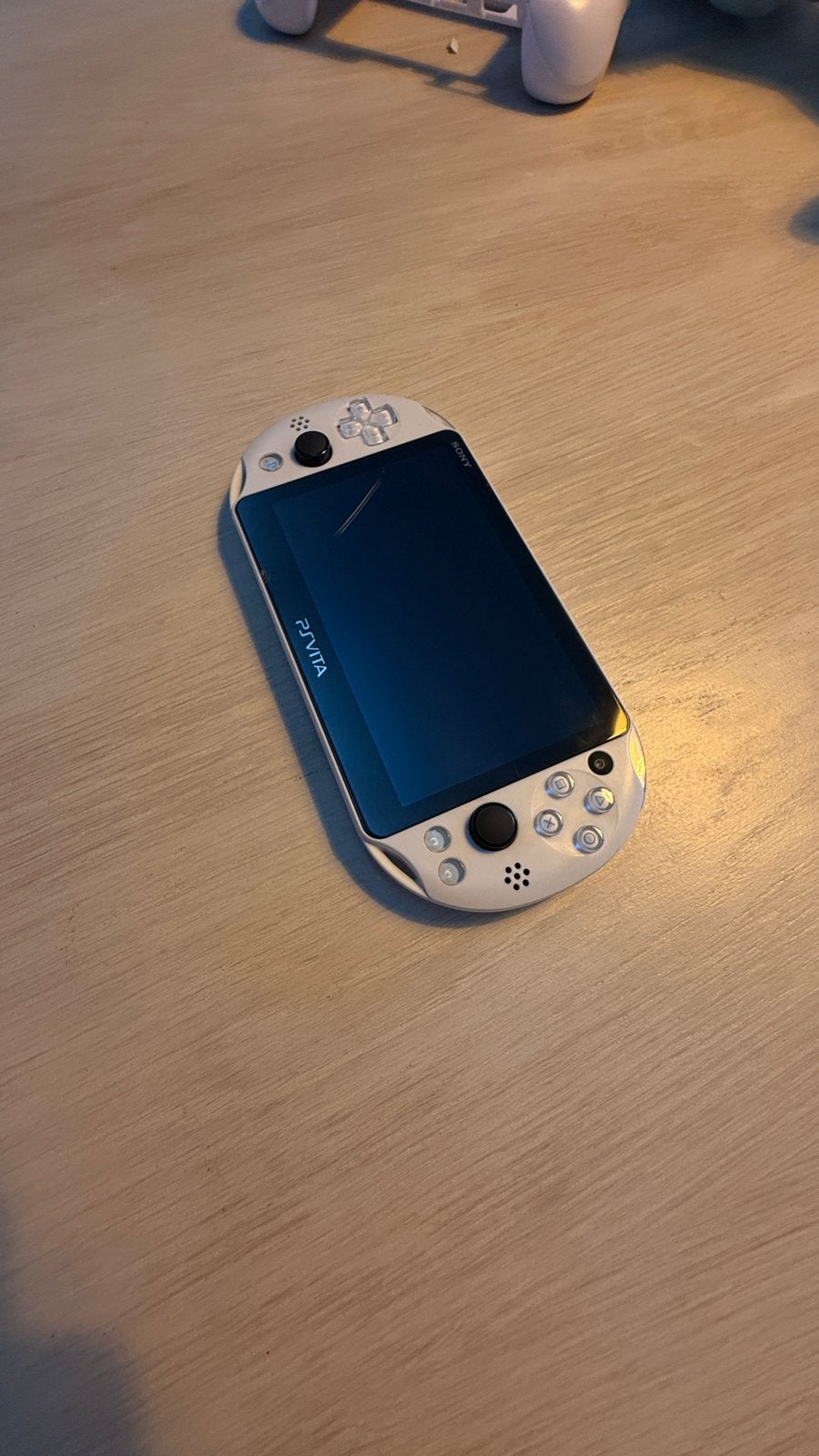 PS Vita Slim Wit (Minecraft editie) | Model: PCH-2000, Ophalen of Verzenden, Gebruikt, Wit