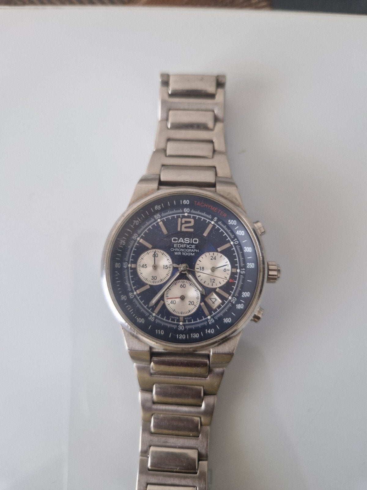 Casio edifice, Ophalen of Verzenden, Zo goed als nieuw, Staal, Overige merken