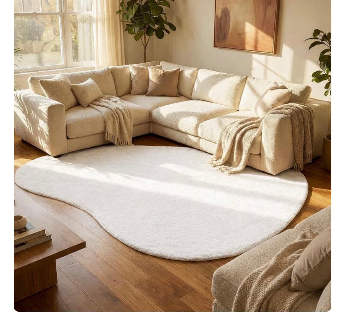 Fluffy vloerkleed, Ophalen, Zo goed als nieuw, Rechthoekig, 200 cm of meer