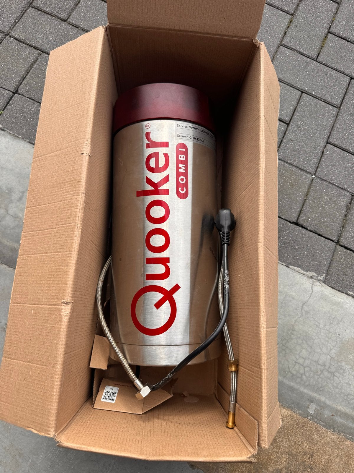 Quooker Combi/combi+ met 7ltr boiler en fusion kraan, Overige typen, Zilver, Ophalen of Verzenden, Zo goed als nieuw