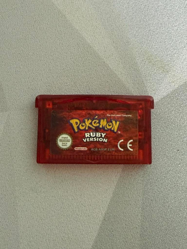 Pokémon Ruby Version, Spelcomputers en Games, Games | Nintendo Game Boy, Gebruikt, Role Playing Game (Rpg), 1 speler, Vanaf 3 jaar