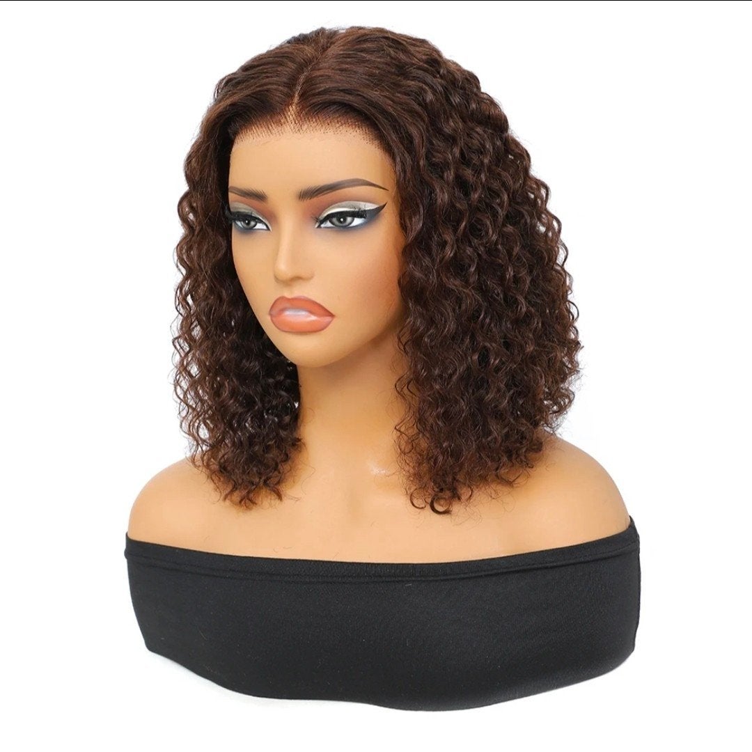 14 inch watercurl wig / pruik 100% menselijke haar, Ophalen of Verzenden, Nieuw, Pruik of Haarverlenging