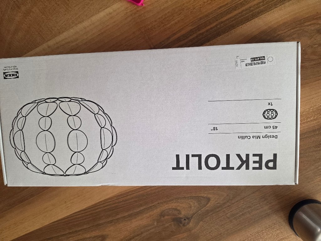 Te koop: pektolit lamp ikea met hemma, Huis en Inrichting, Ophalen of Verzenden, Nieuw, E27 (groot)