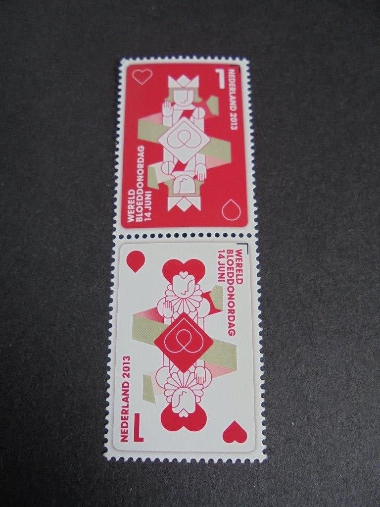 Postzegels 2013 wereld bloed donor dag, Verzenden, Na 1940, Postfris