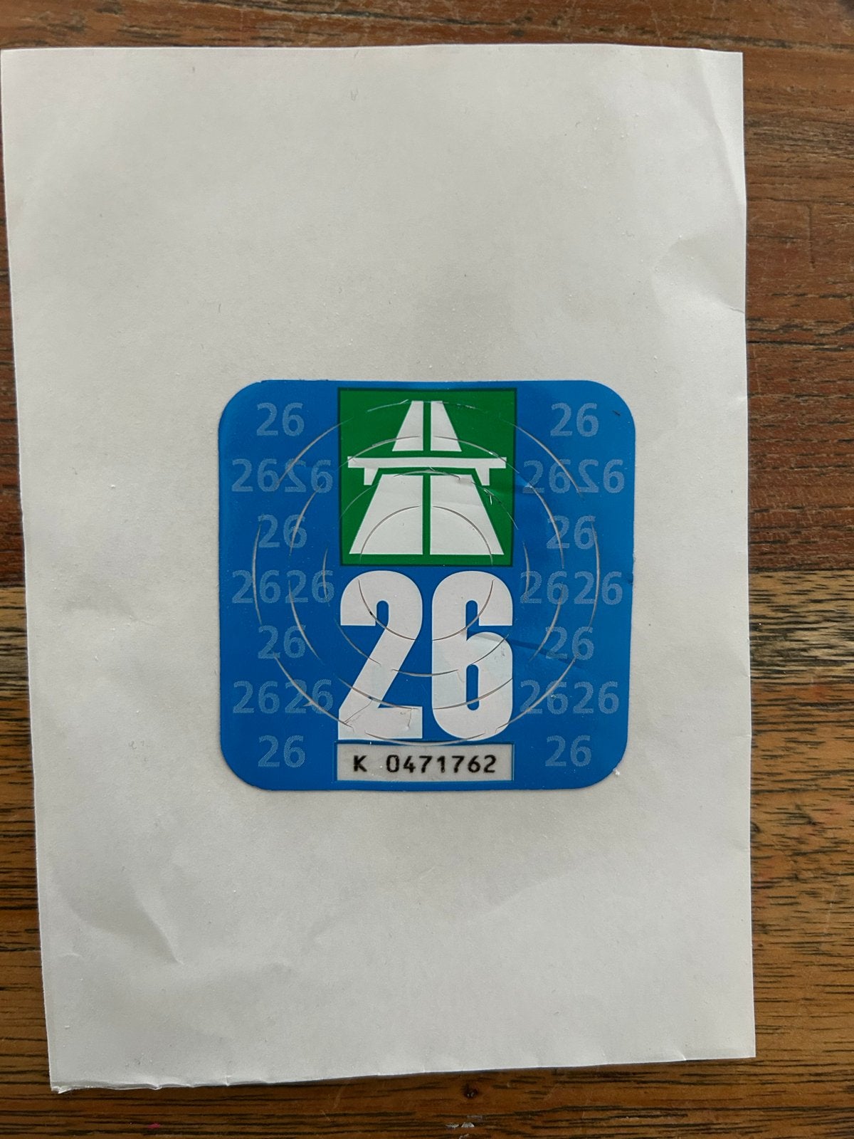 Zwitserland Vignet 2026, Ophalen of Verzenden, Nieuw
