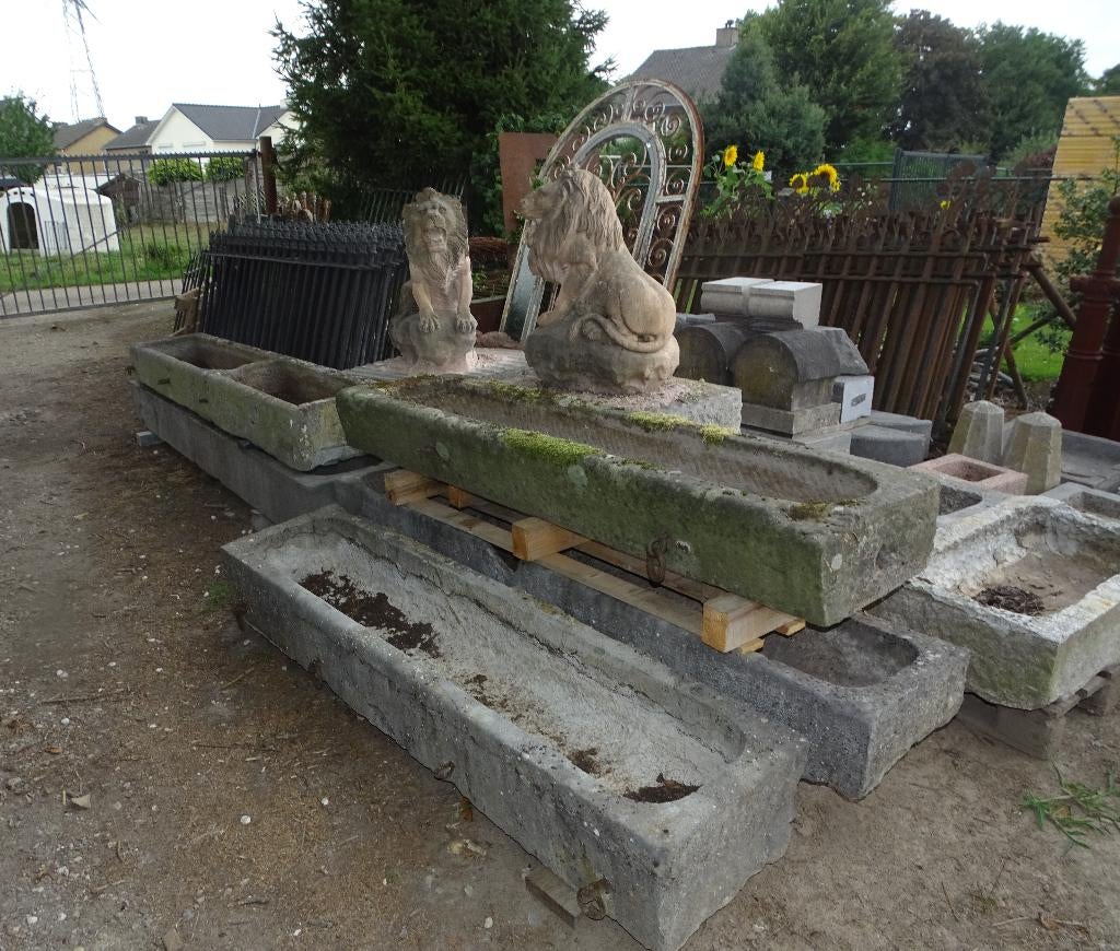 oude arduinen troggen trog gootsteen wasbak, Antiek en Kunst, Curiosa en Brocante, Ophalen
