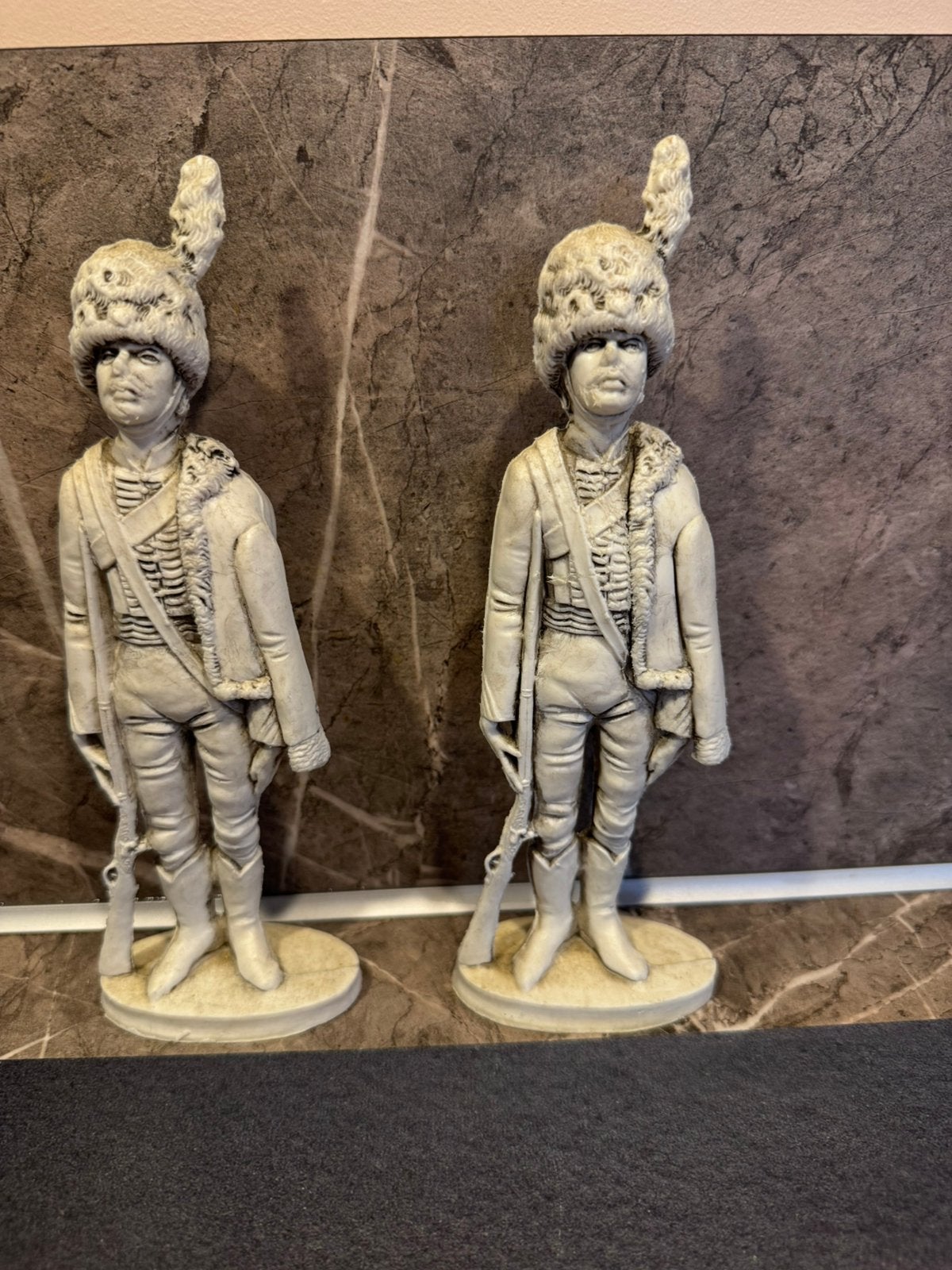 Vintage Napoleontische Soldaten Figuren  (Set van 2), Ophalen of Verzenden
