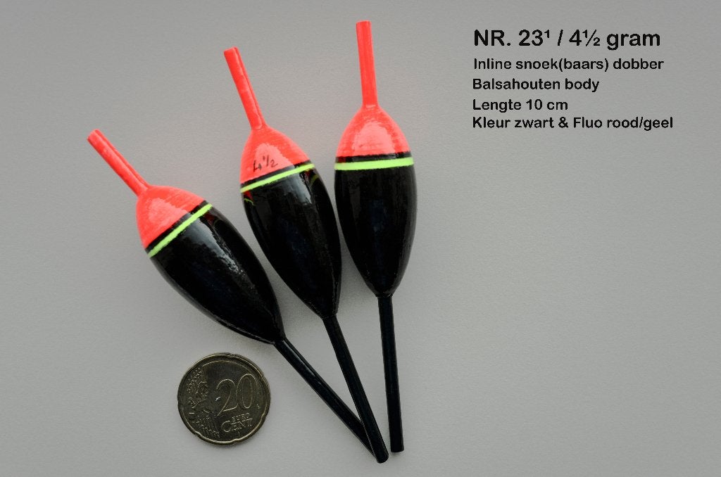 VLOKDOBBER HANDBUILT NR. 23¹ / 4½ gram, Ophalen of Verzenden, Nieuw, Dobber of Lood