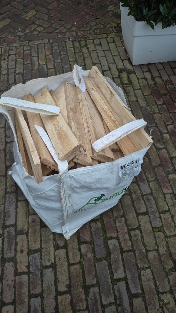 BIGBAGS DROOG HAARDHOUT.  250 LITER, Tuin en Terras, Haardhout, Minder dan 3 m³, Ophalen of Verzenden