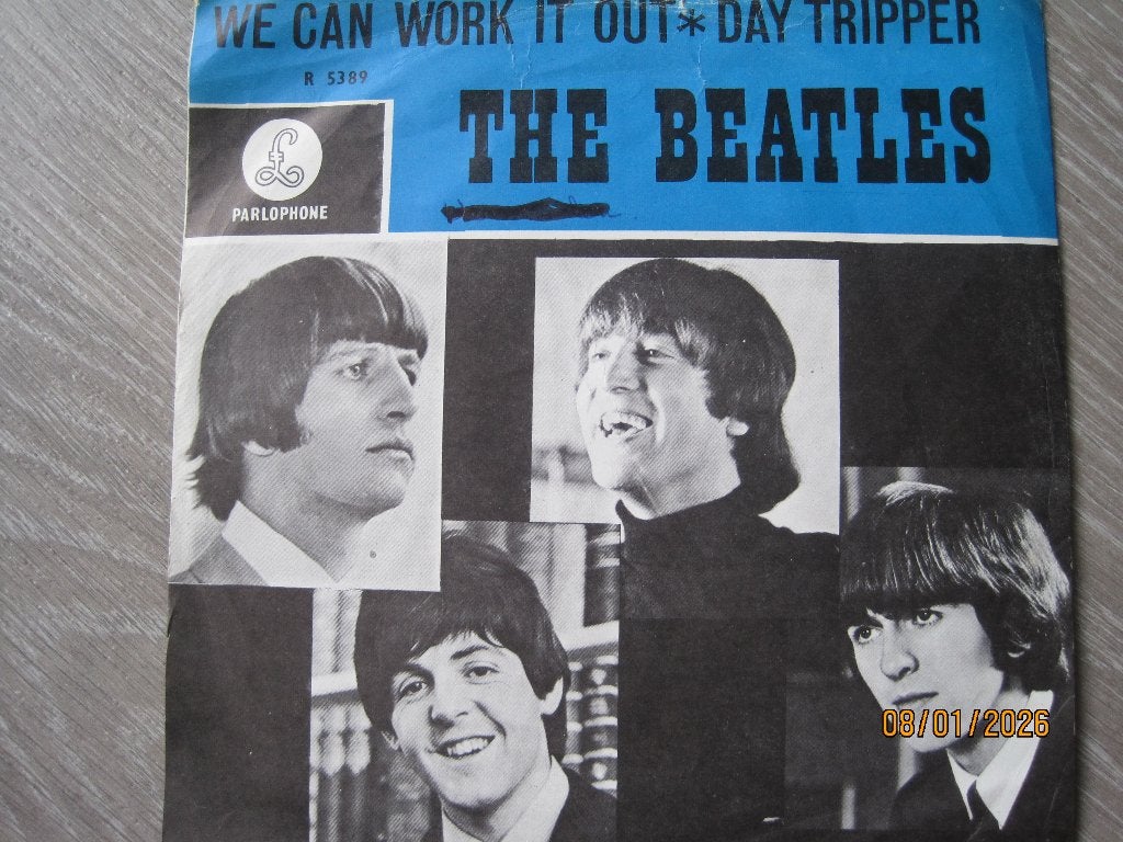 The Beatles   -   We can work it out, Gebruikt, Fotohoes, 7 inch, Ophalen of Verzenden