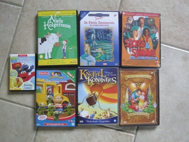 Dvd Sjors en Sjimmie / Sesamstraat /Konijnen nr 8610, Alle leeftijden, Verzenden, Zo goed als nieuw, Komedie