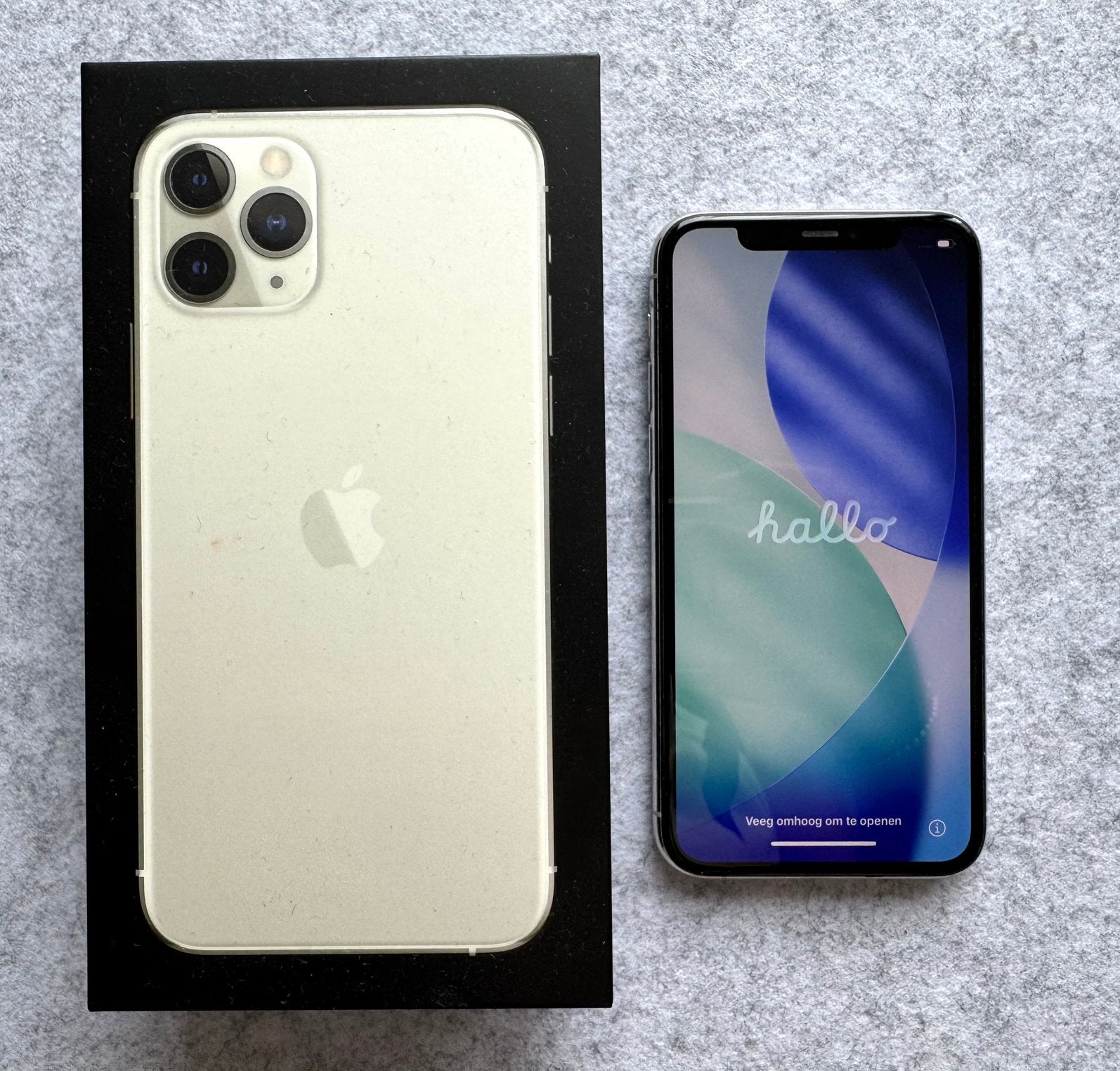 iPhone 11 Pro Zilver 256GB - Zeer nette staat + accessoires, Telecommunicatie, Mobiele telefoons | Apple iPhone, Zo goed als nieuw