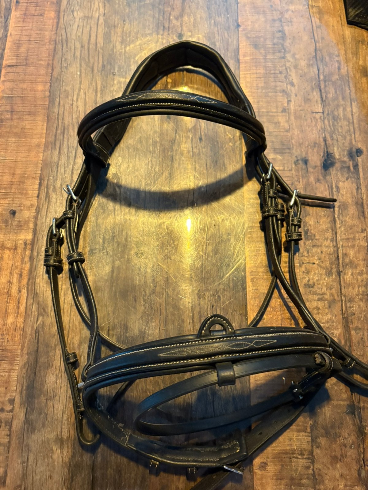 Lj leathers hoofdstel Cob, Dieren en Toebehoren, Ophalen of Verzenden, Zo goed als nieuw, Hoofdstel, Cob