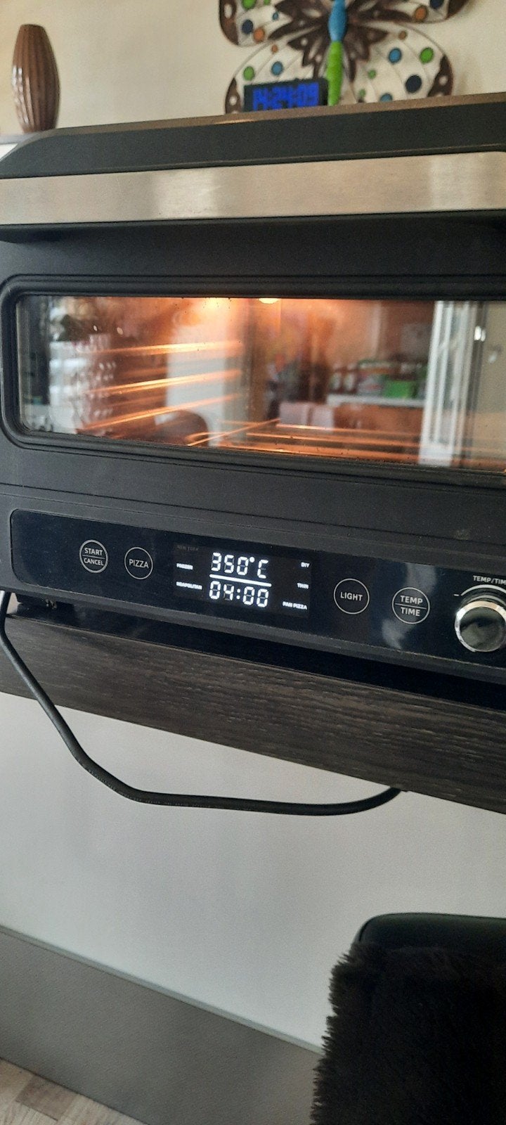 Compacte Pizzaoven, Witgoed en Apparatuur, Ovens, Zo goed als nieuw, Vrijstaand, Pizzaoven, Overige merken, Minder dan 45 cm, 45 tot 60 cm