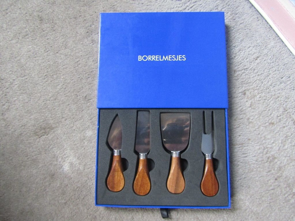 Set: Nieuwe borrelmesjes ALLEEN OPHALEN, Ophalen, Bestekset, Nieuw, Snijmes