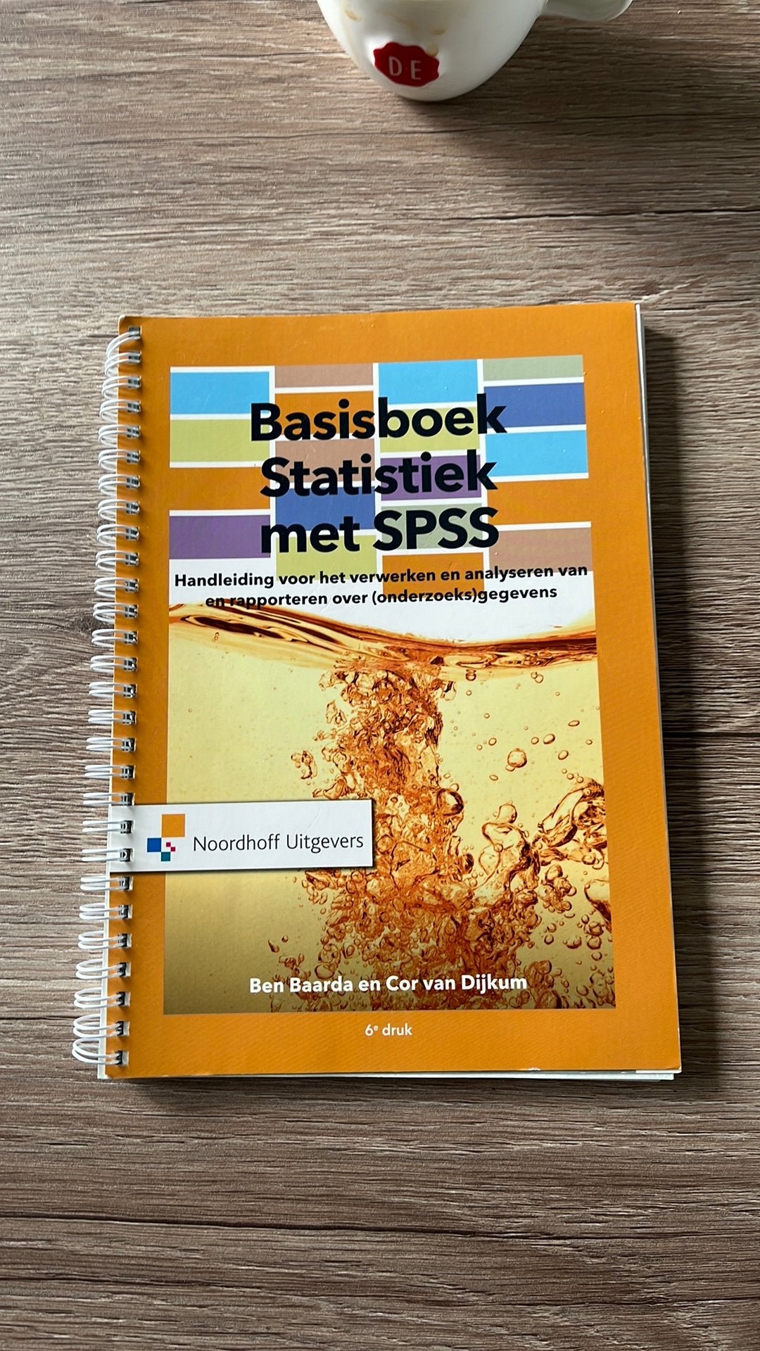 Ben Baarda - Basisboek Statistiek met SPSS, Ophalen of Verzenden, Zo goed als nieuw, Ben Baarda