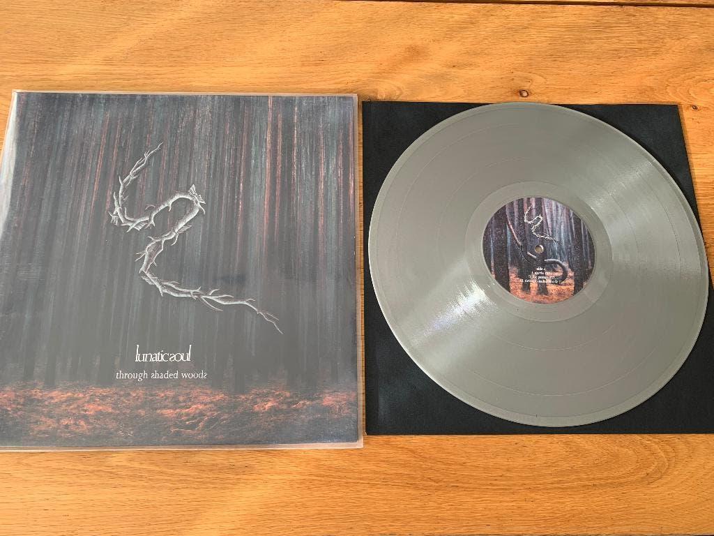 Lunatic Soul - Through shaded woods LP (silver 99 copies), Ophalen of Verzenden, Zo goed als nieuw, 12 inch, Progressive