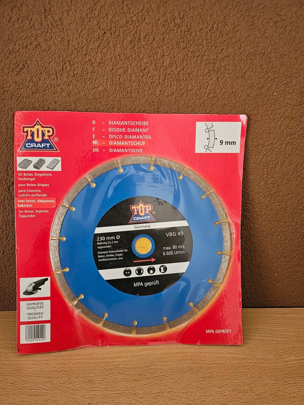 Top Craft Diamantschijf 230 mm - Nieuw, Overige typen, Nieuw, Ophalen of Verzenden, Top Craft