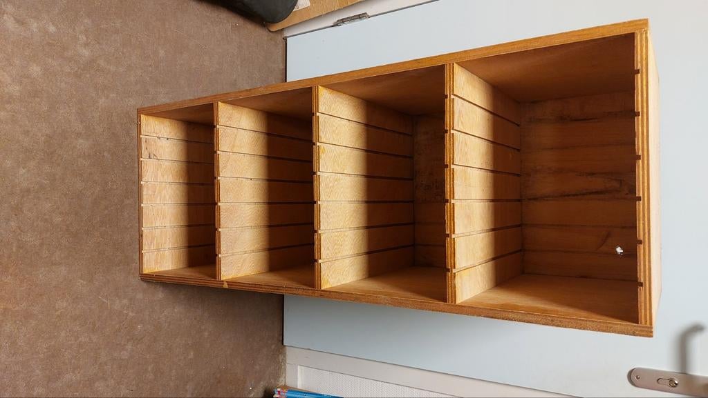 Houten kastje opberger A4 papier post knutsels, Ophalen, 25 tot 50 cm, 50 tot 100 cm, Minder dan 100 cm