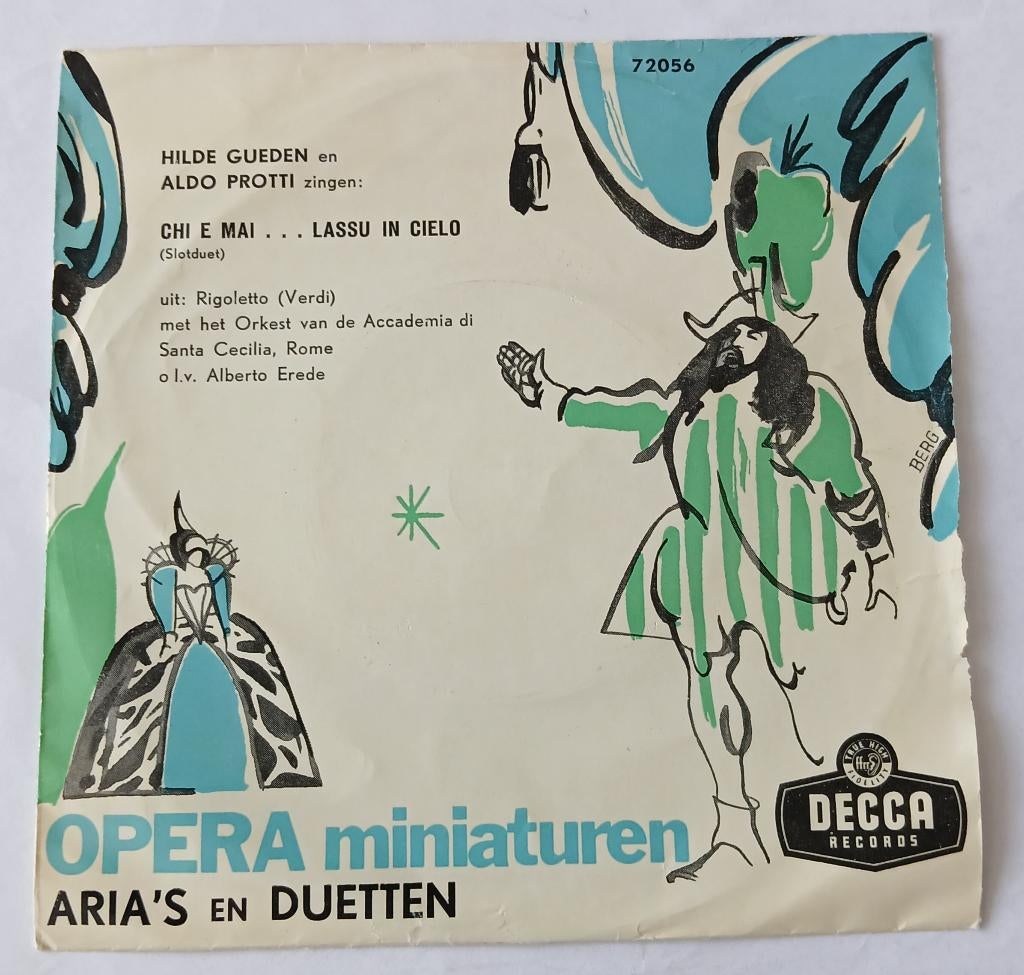 72056 - Opera miniaturen - Aria's en Duetten, Cd's en Dvd's, Vinyl Singles, Ophalen of Verzenden, Gebruikt, Klassiek, Single