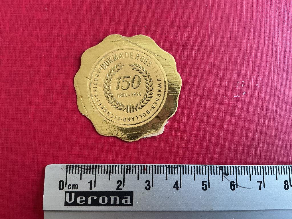 Sluitzegel Bokma de Boer Leeuwarden, Verzenden, Gebruikt, Overige typen