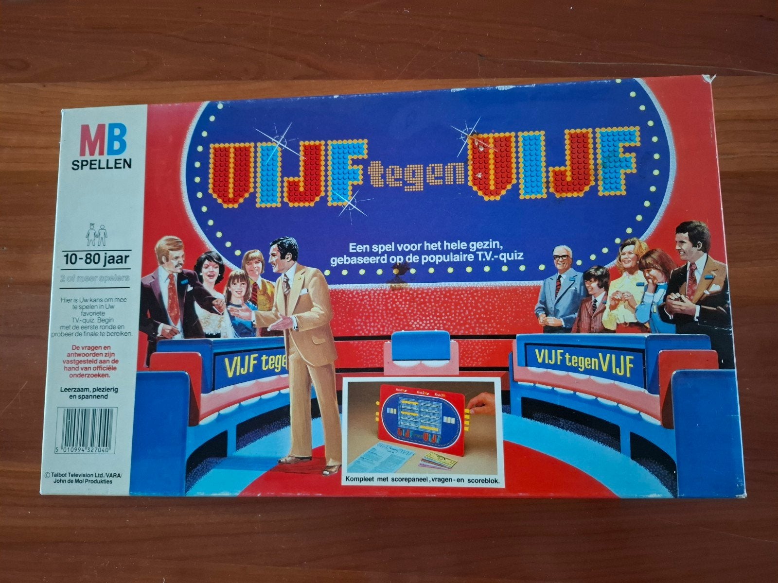 MB Spellen: Vijf tegen Vijf - Het populaire TV-quiz spel, Hobby en Vrije tijd, Gezelschapsspellen | Bordspellen, Vijf spelers of meer