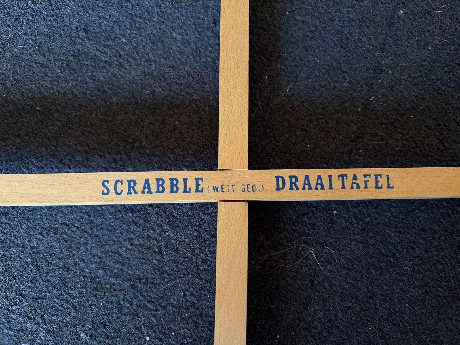 Scrabble Draaitafel - Handige Houten Draaiplateau, Hobby en Vrije tijd, Ophalen, Gebruikt
