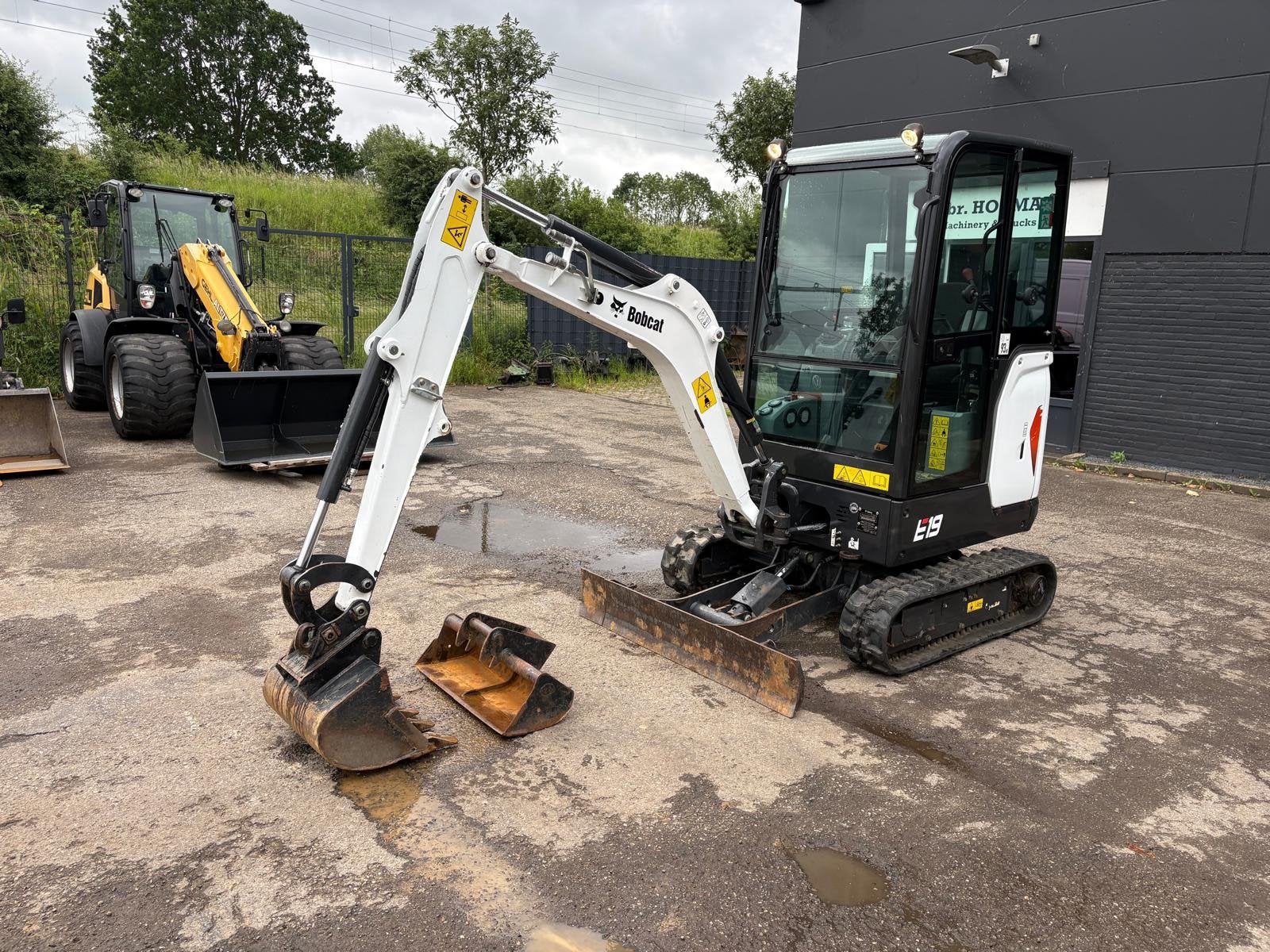 Bobcat E19 Zo goed als nieuw!! Minigraver TOP MACHINE!!!, Ophalen, Graafmachine