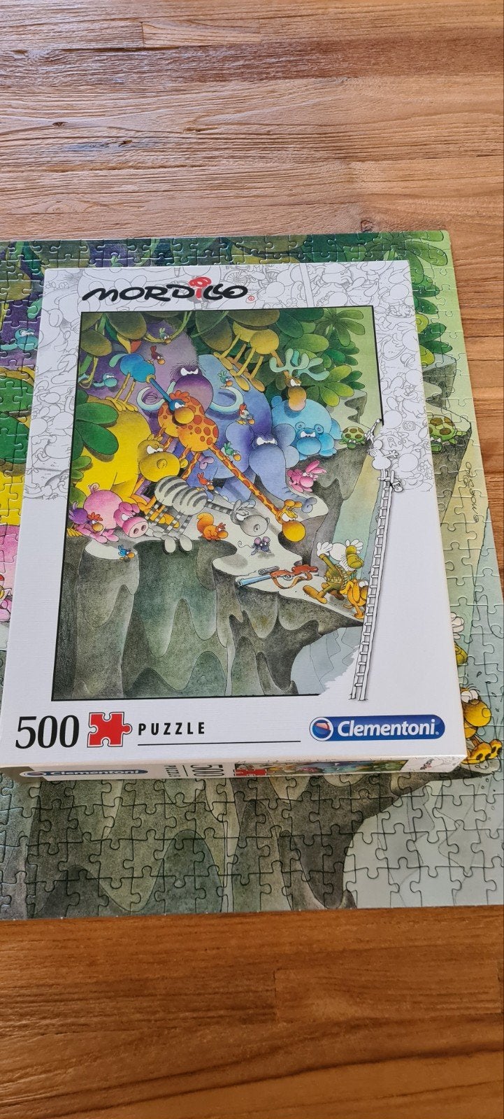 Clementoni Mordillo Puzzels 500, 1000 en 1500 stukjes, Ophalen, 500 t/m 1500 stukjes, Zo goed als nieuw, Legpuzzel