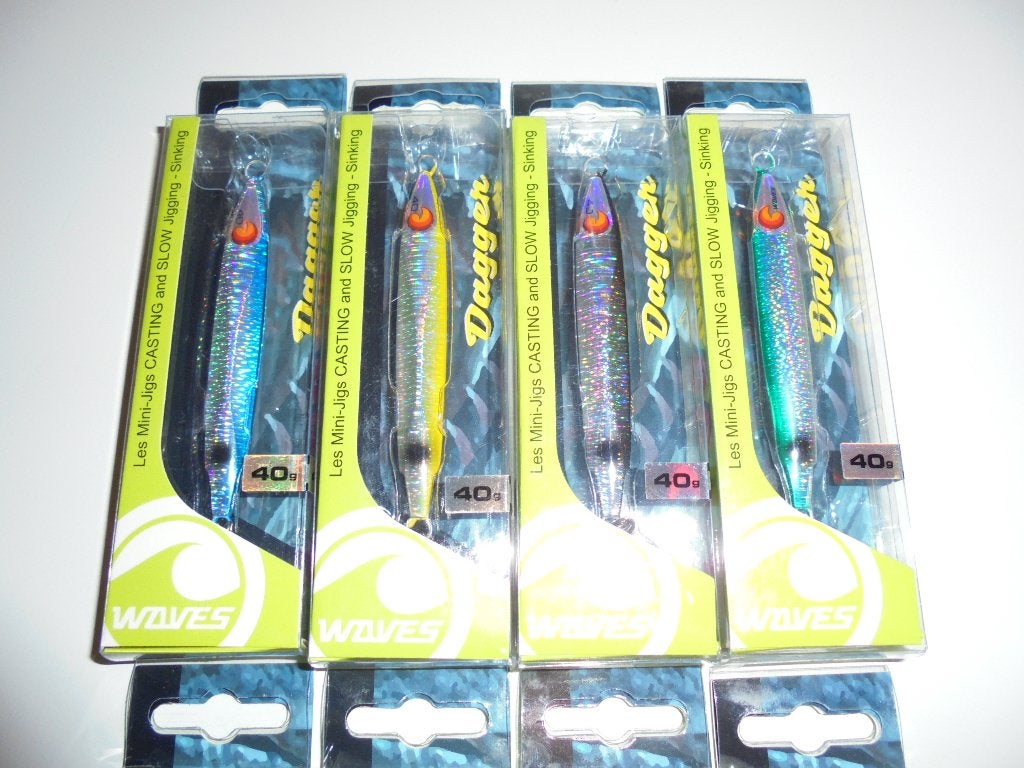 Waves Dagger Mini Jigs Casting Spinning en Jigging 40-20-10g, Ophalen of Verzenden, Nieuw, Overige typen