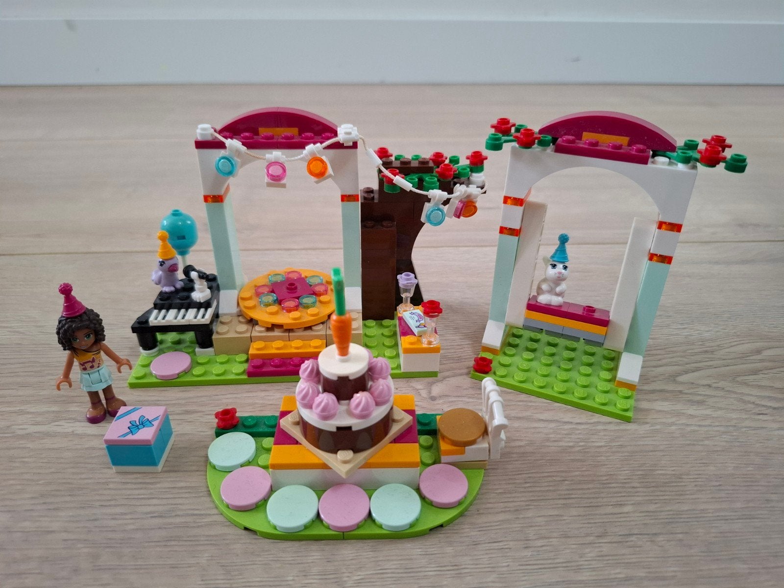 LEGO Friends Feestje set met dieren en taart, Gebruikt, Lego, Overige typen, Friends