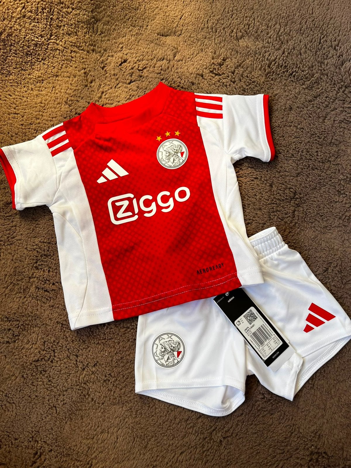 Baby Ajax tenue 3-6m, Ophalen of Verzenden, Nieuw