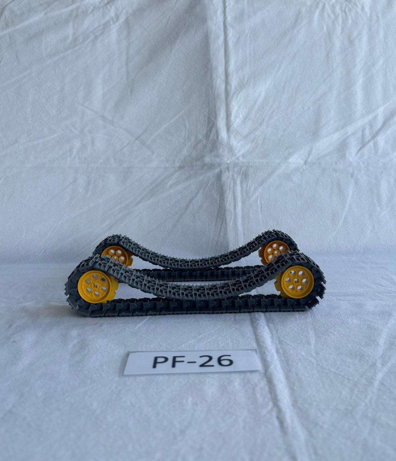 Lego Technic - 2 rupsbanden met tandwielen - PF-26, Lego, Lego, Lego, Ophalen of Verzenden