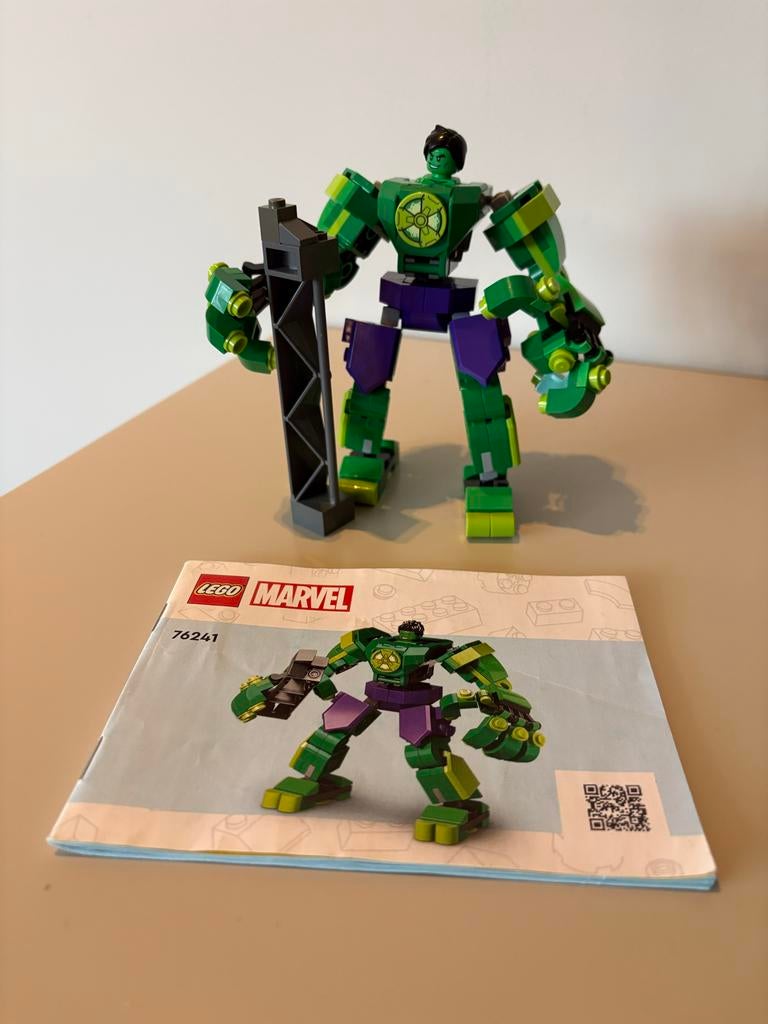 LEGO Marvel Hulk Pantser Mech - Compleet!, Ophalen of Verzenden, Zo goed als nieuw, Complete set, Lego