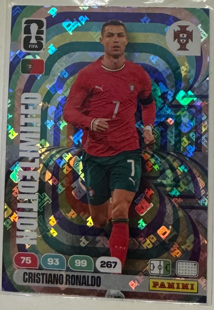 Panini Adrenalyn World Cup XL Limited Edition Holo C.Ronaldo, Ophalen of Verzenden, Zo goed als nieuw, Plaatje