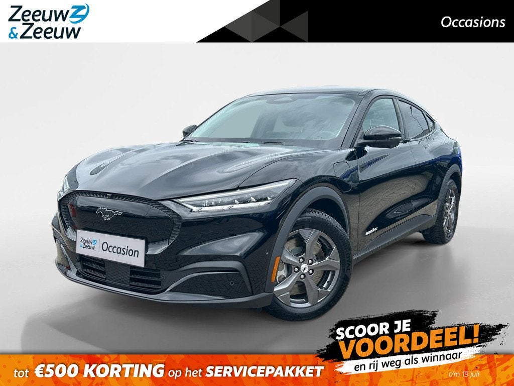Ford Mustang Mach-E RWD 75 KWH |Dodehoek detectie| Apple Car, Auto's, Ford, Automaat, Achterwielaandrijving, Gebruikt, Zwart