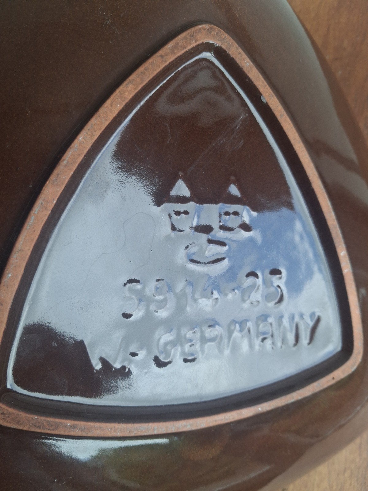 Vintage West Germany schaal, Porselein of Keramiek, Schaal, ., Ophalen of Verzenden