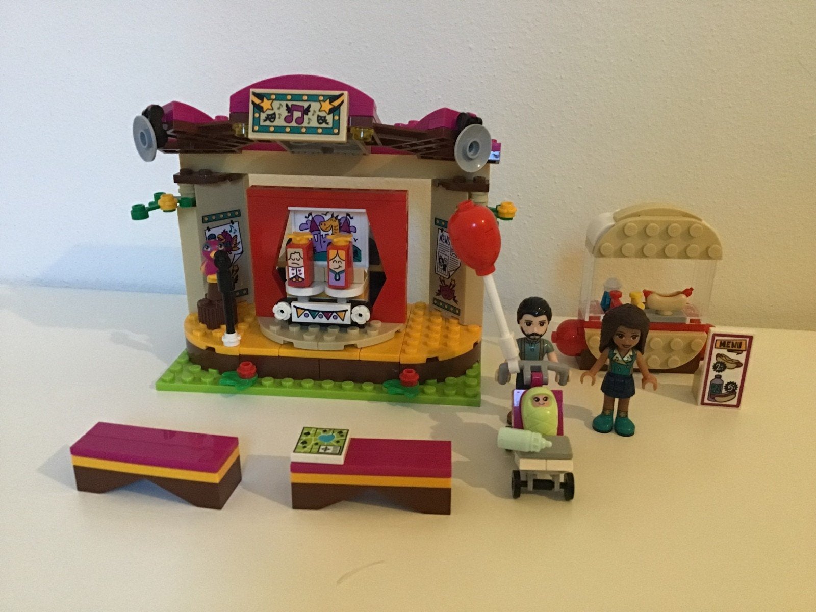 Lego Friends muziektent, Ophalen of Verzenden, Zo goed als nieuw