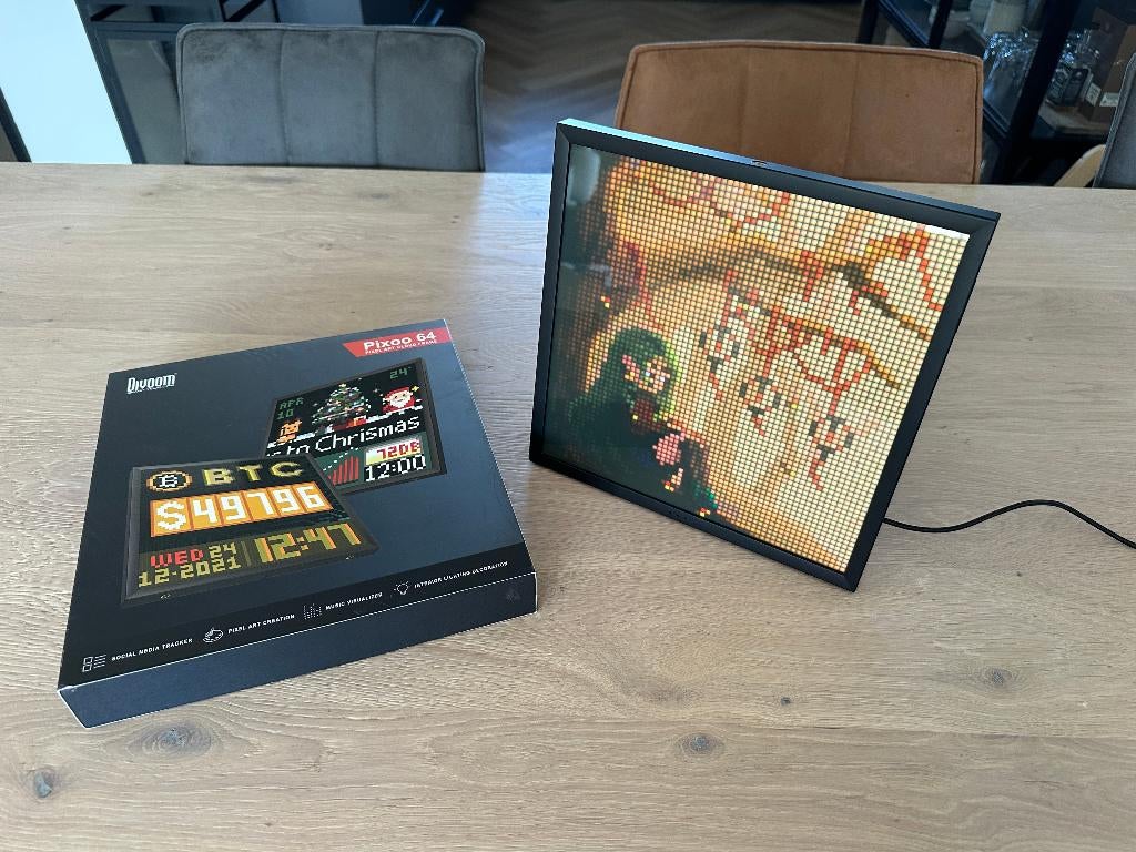 Divoom Pixoo 64 LED display in nieuwstaat, Ophalen, Zo goed als nieuw, Licht, Geluidgestuurd