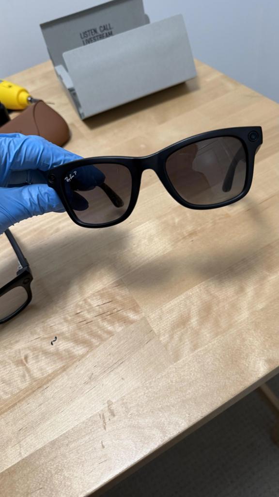 Ray Ban Meta Bril Glasses Led Lamp Aanpassing/Reparatie, Ophalen of Verzenden, Wit, Overige merken