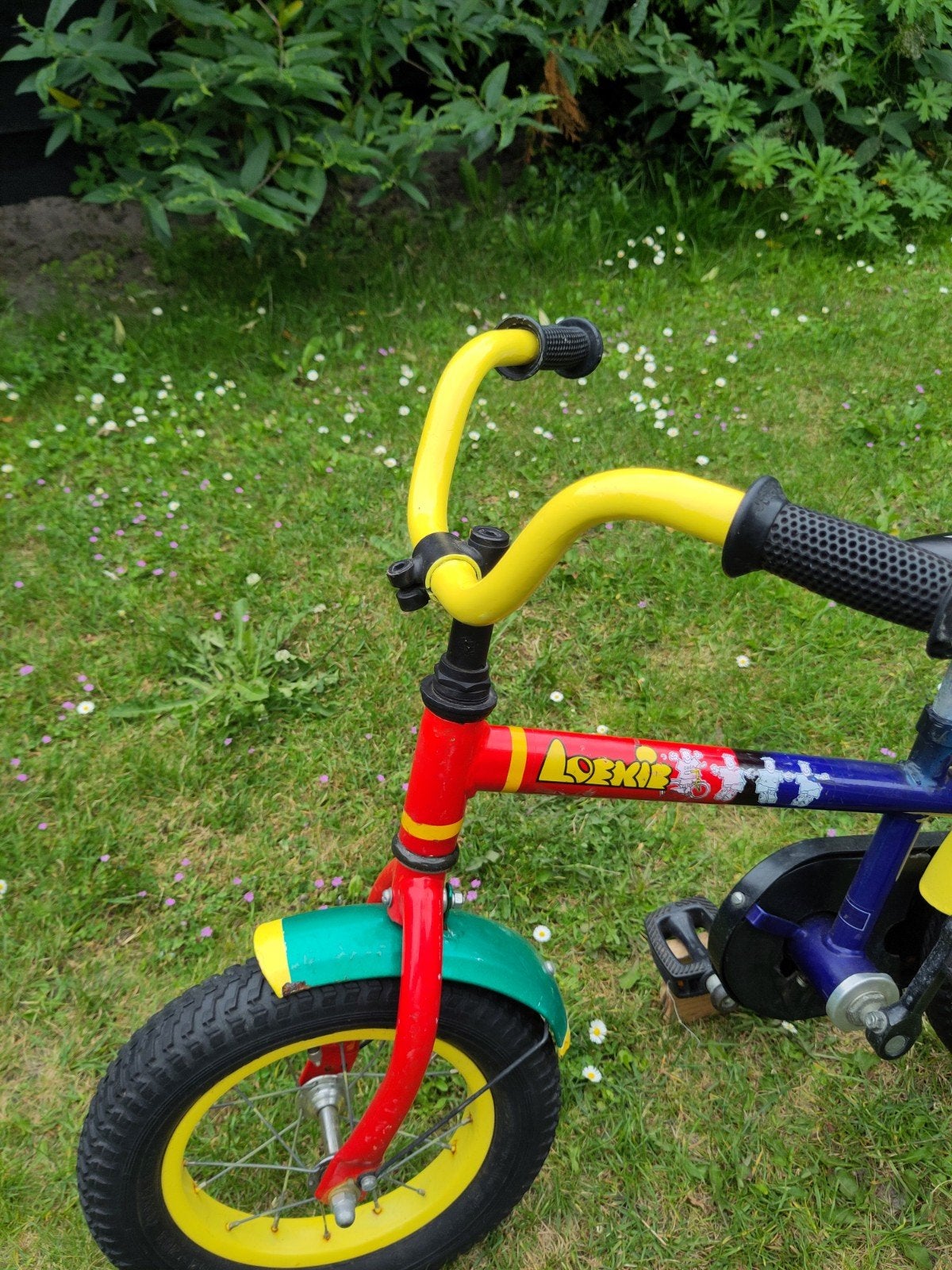 Loekie 12 inch kinderfietjes, Fietsen en Brommers, Fietsen | Kinderfietsjes, Ophalen, Terugtraprem, Gebruikt, Minder dan 16 inch